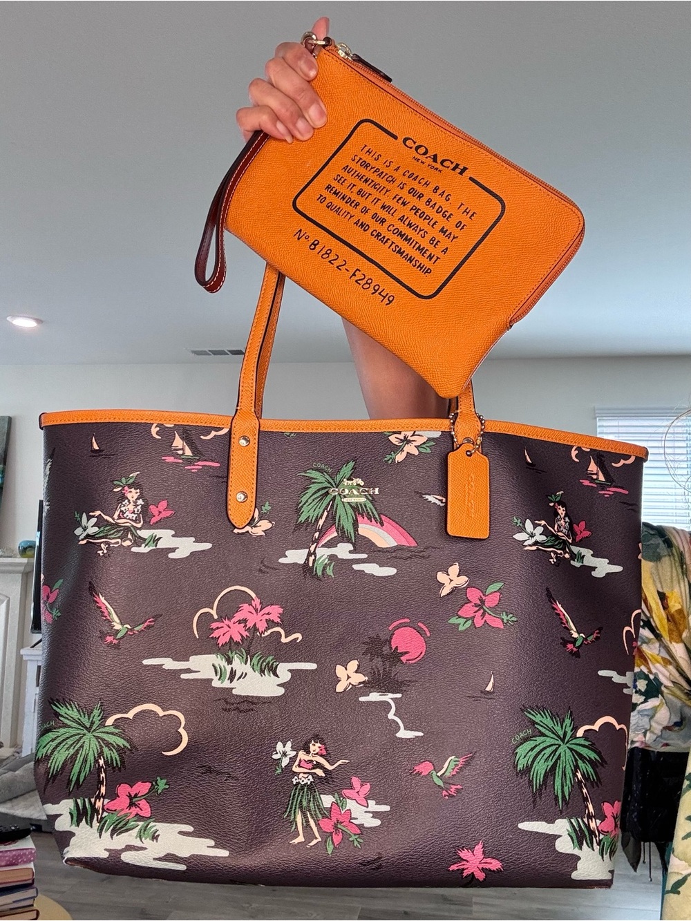Coach Hawaii Reversible Tote